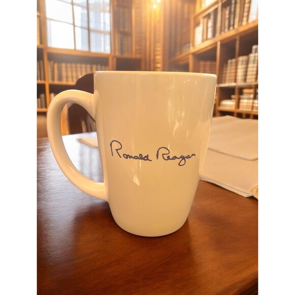 VTG Ronald Reagan Presidential Library Coffee Mug Political Souvenir Collectible - Picture 3 of 7